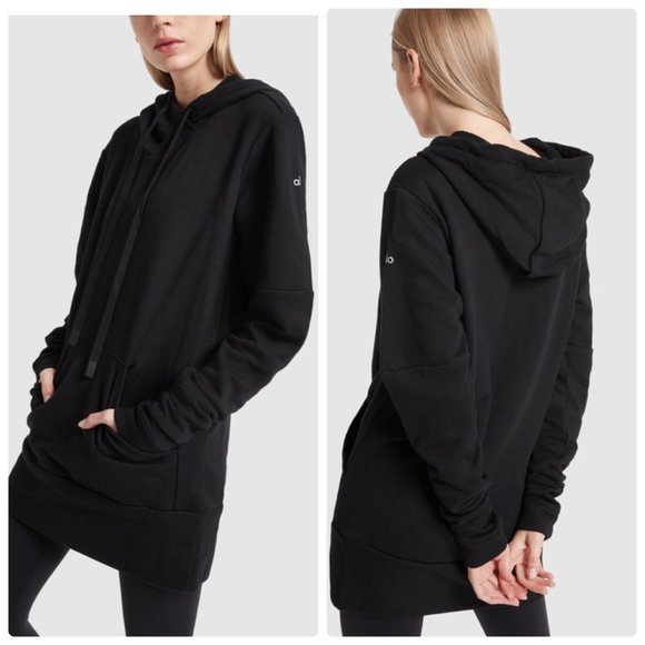 ALO Yoga Tops - ALO Yoga Cover Oversized Sweatshirt in Black